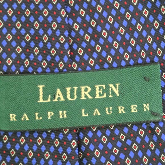 Lauren Ralph Lauren 100% Silk Made In USA Tie - Picture 3 of 5